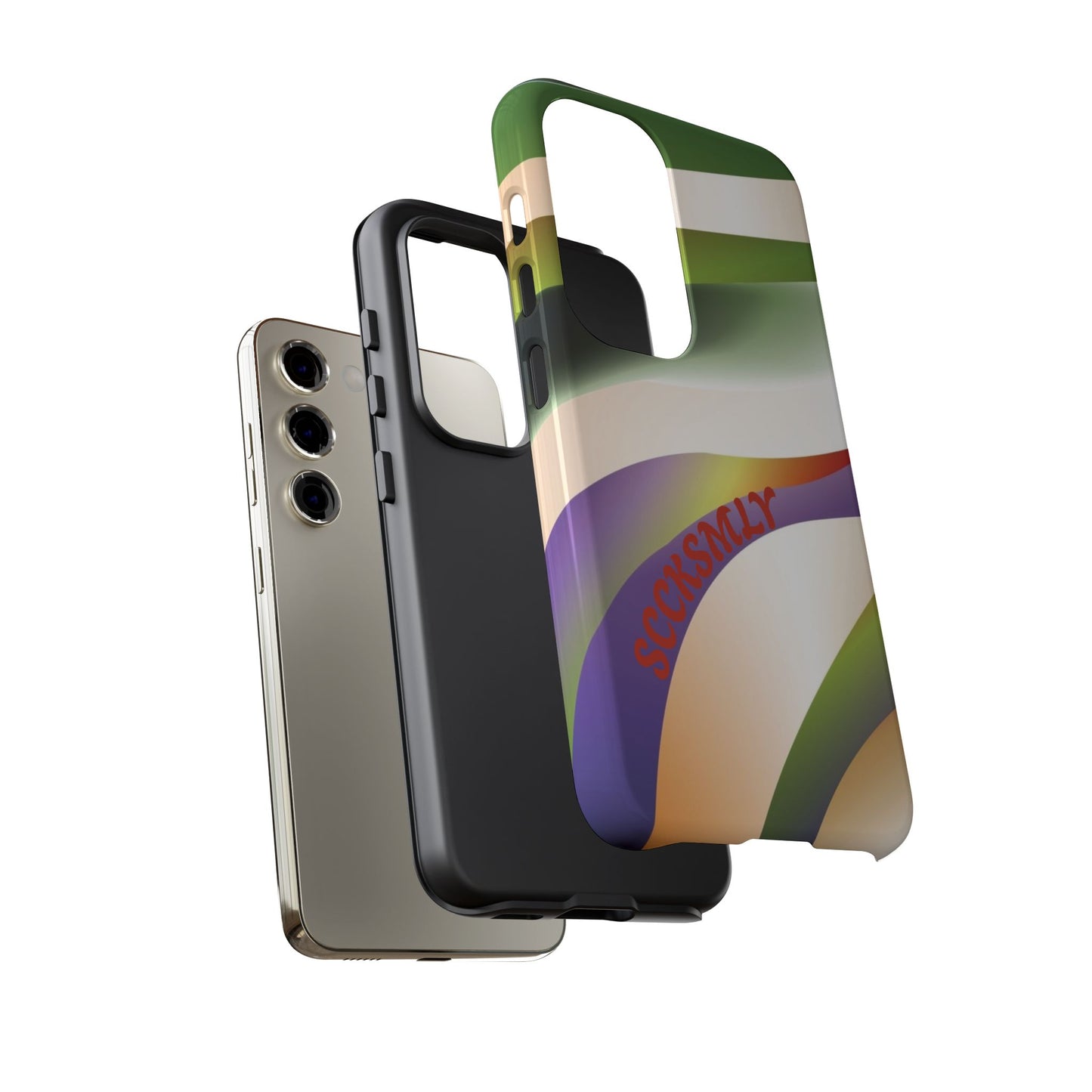 Green Waves Phone Case for Samsung