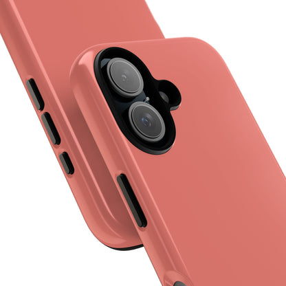 SOLID Guava Melon Wave Tough Phone Case for Apple