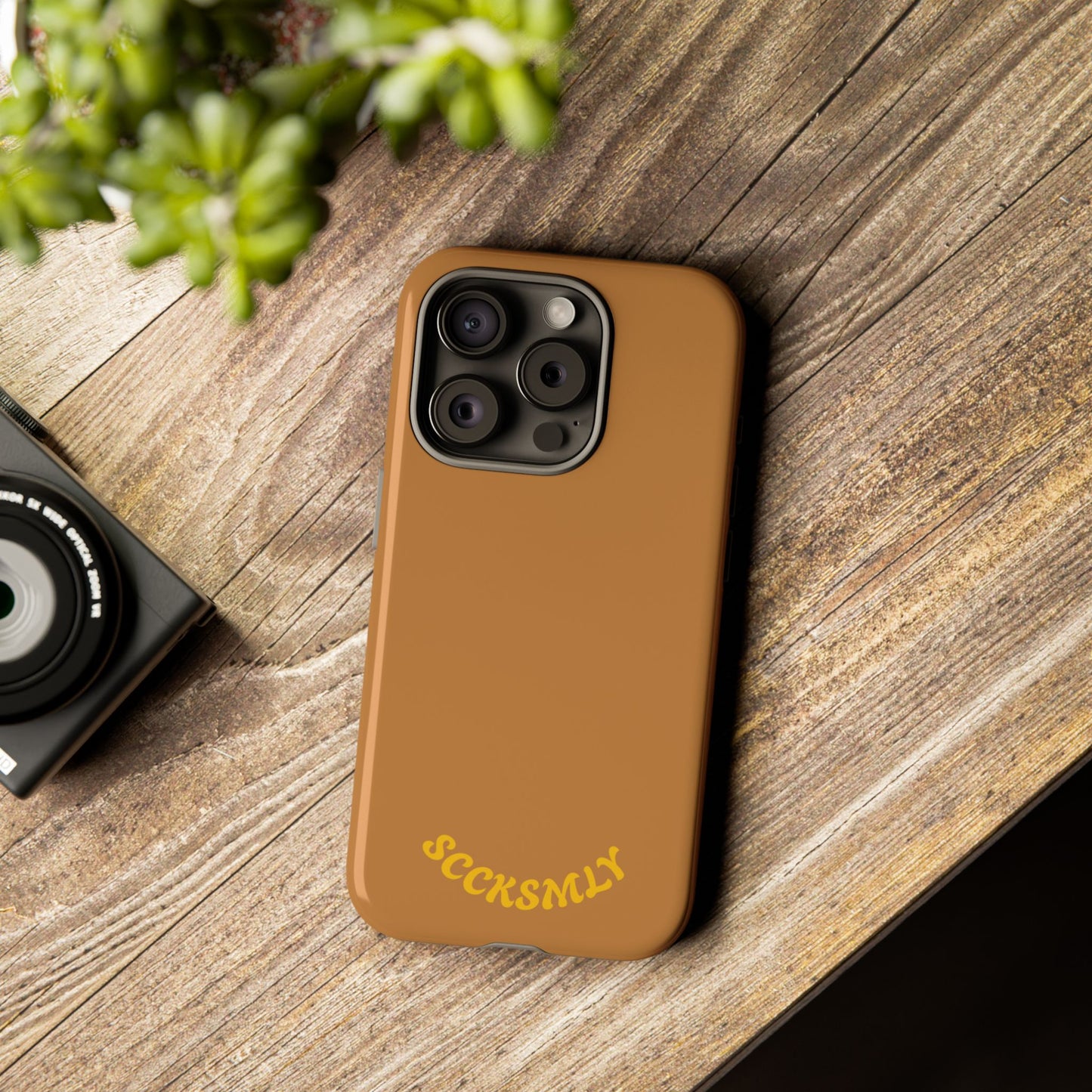 SOLID Spiced Caramel Tough Case for Apple