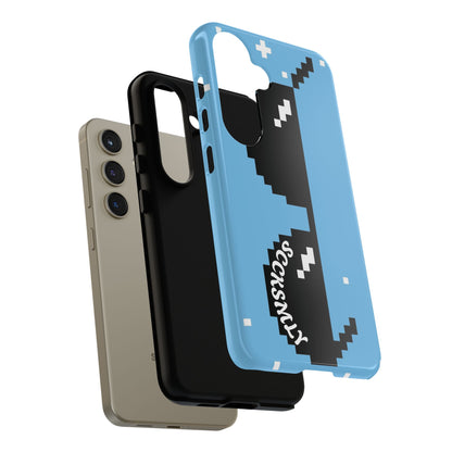 Pixel Glass Tough Phone Case for Samsung