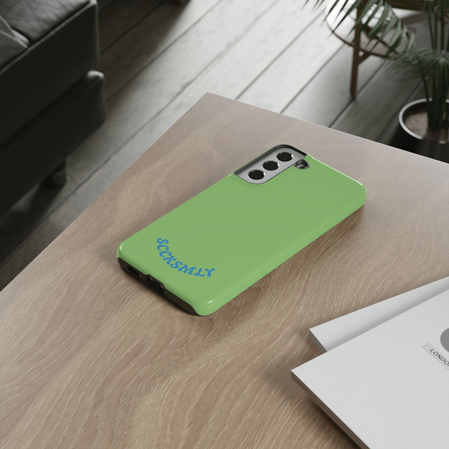 SOLID Sour Lime Tough Case for Samsung