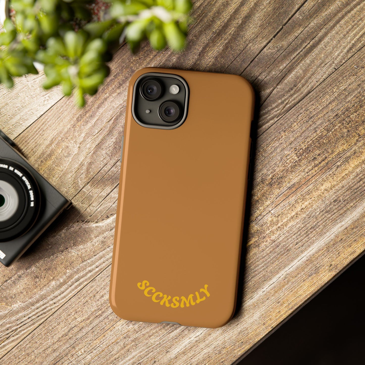 SOLID Spiced Caramel Tough Case for Apple