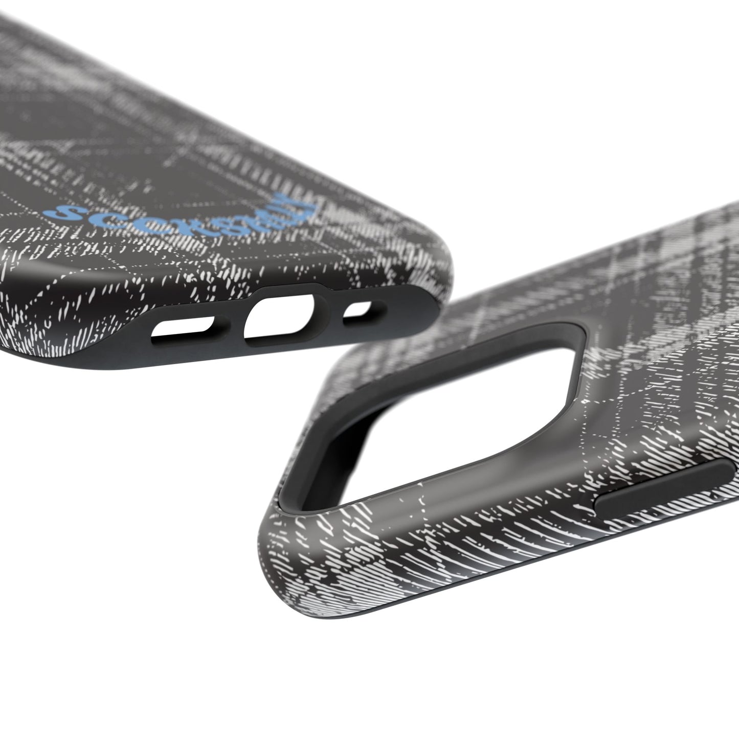 Smoky Grungy Plaid Phone Case for Apple