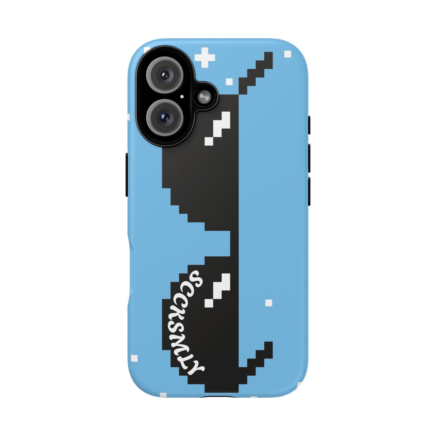 Pixel Glass Tough Phone Case for Apple