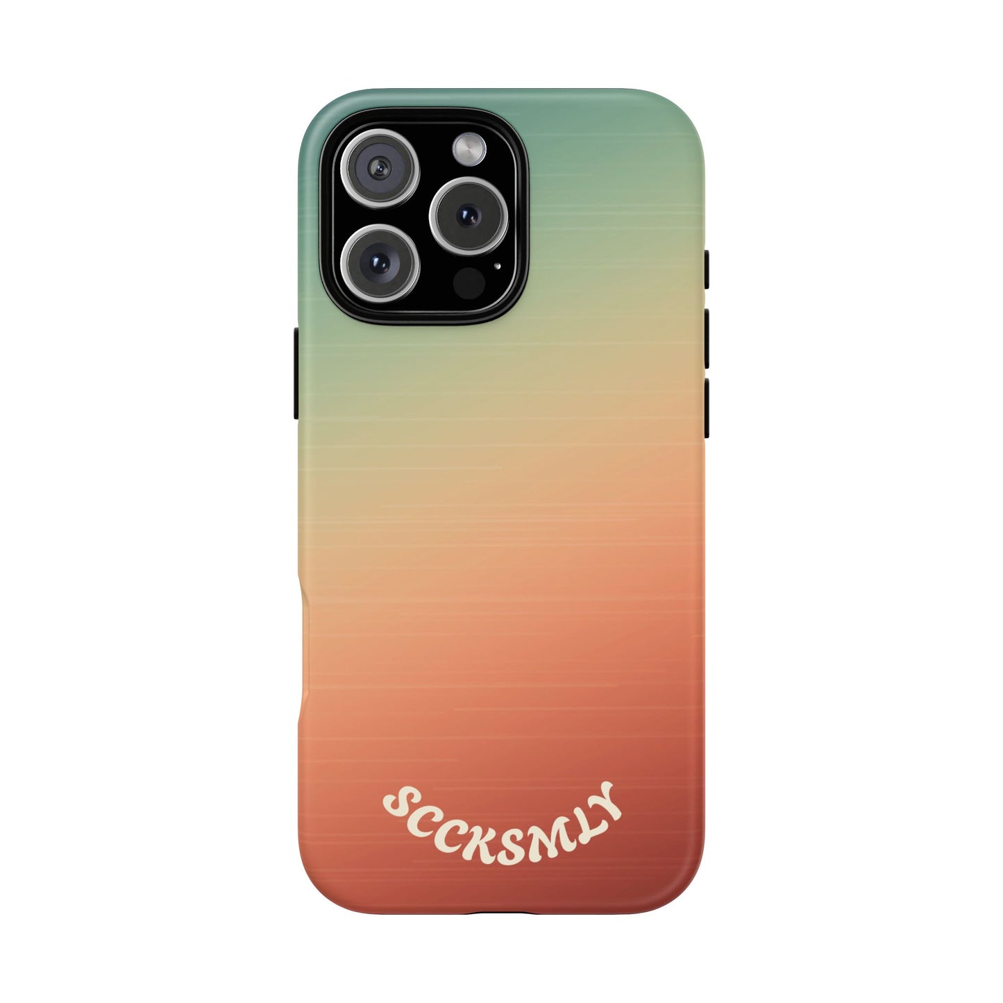 Warm Ombré Tough Phone Case for Apple