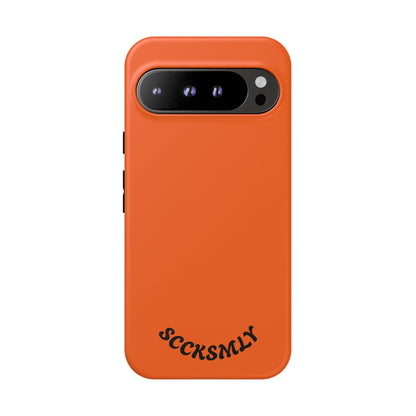SOLID Tangerine Tough Case for Google Pixel