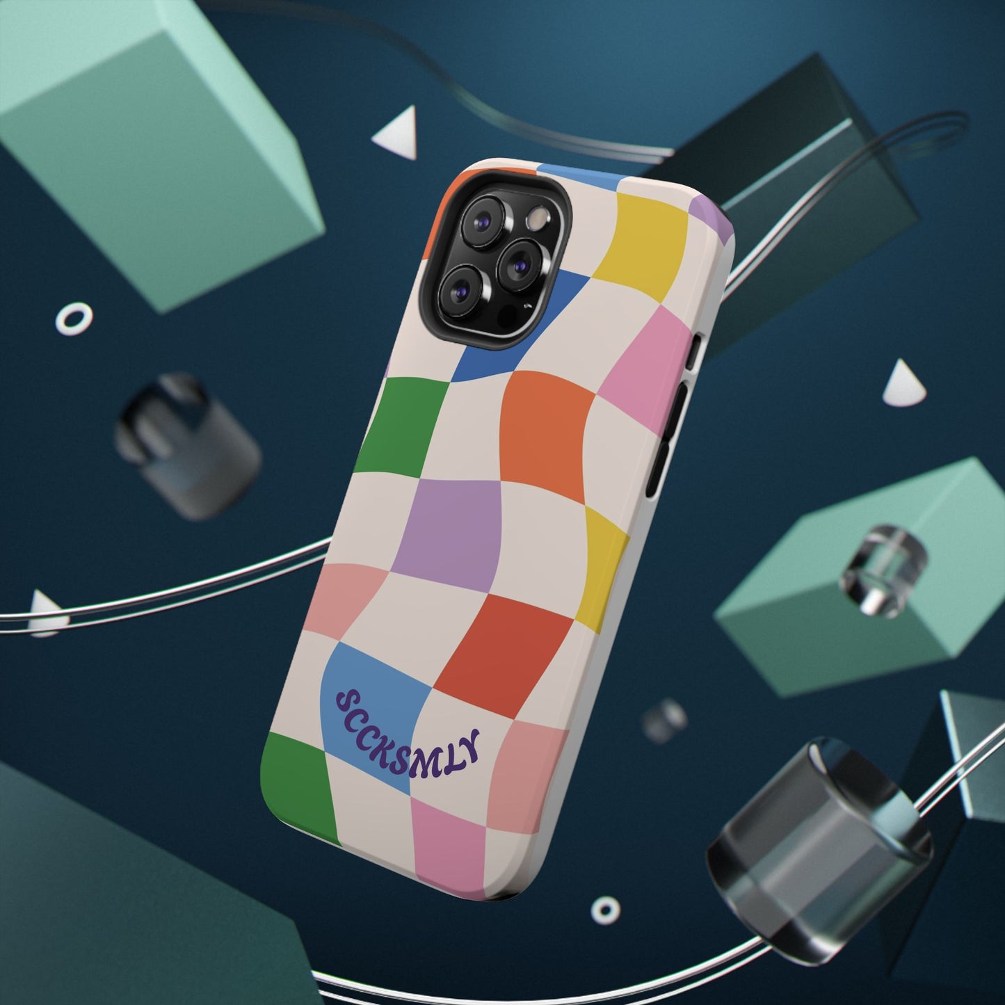 Checker Flicker Phone Case "IOS or Apple"