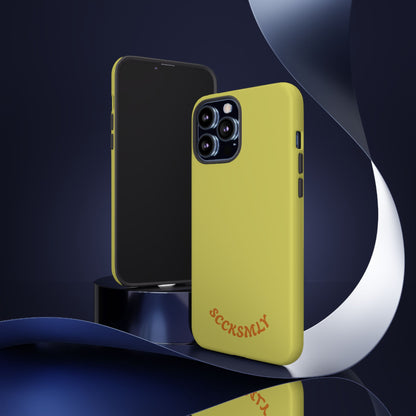 SOLID Lemon Dijon Glaze Tough Case for Apple