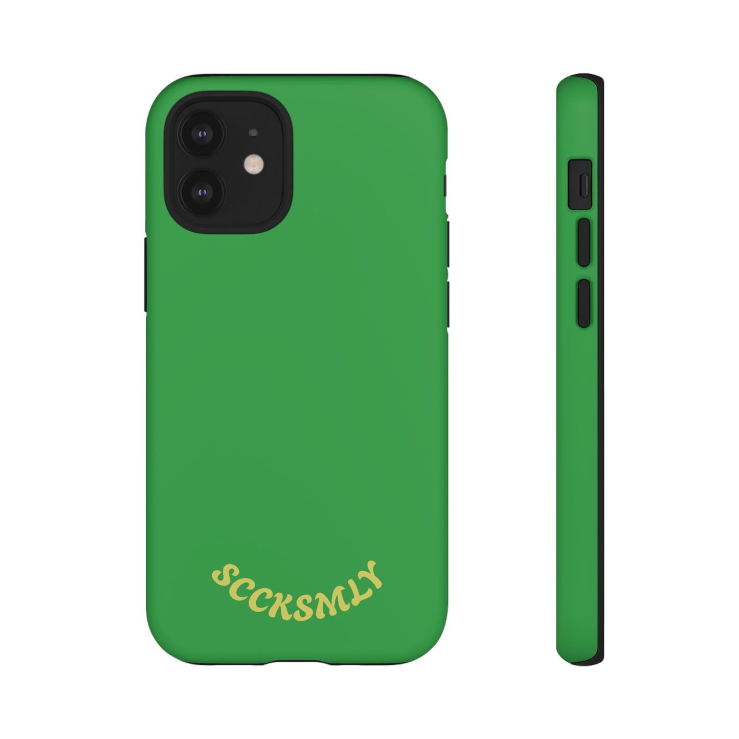 SOLID Green Grin Tough Case for Apple