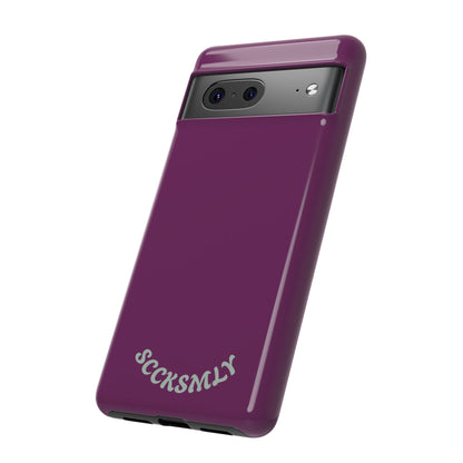 SOLID Amethyst Matte Tough Phone Case for Google Pixel