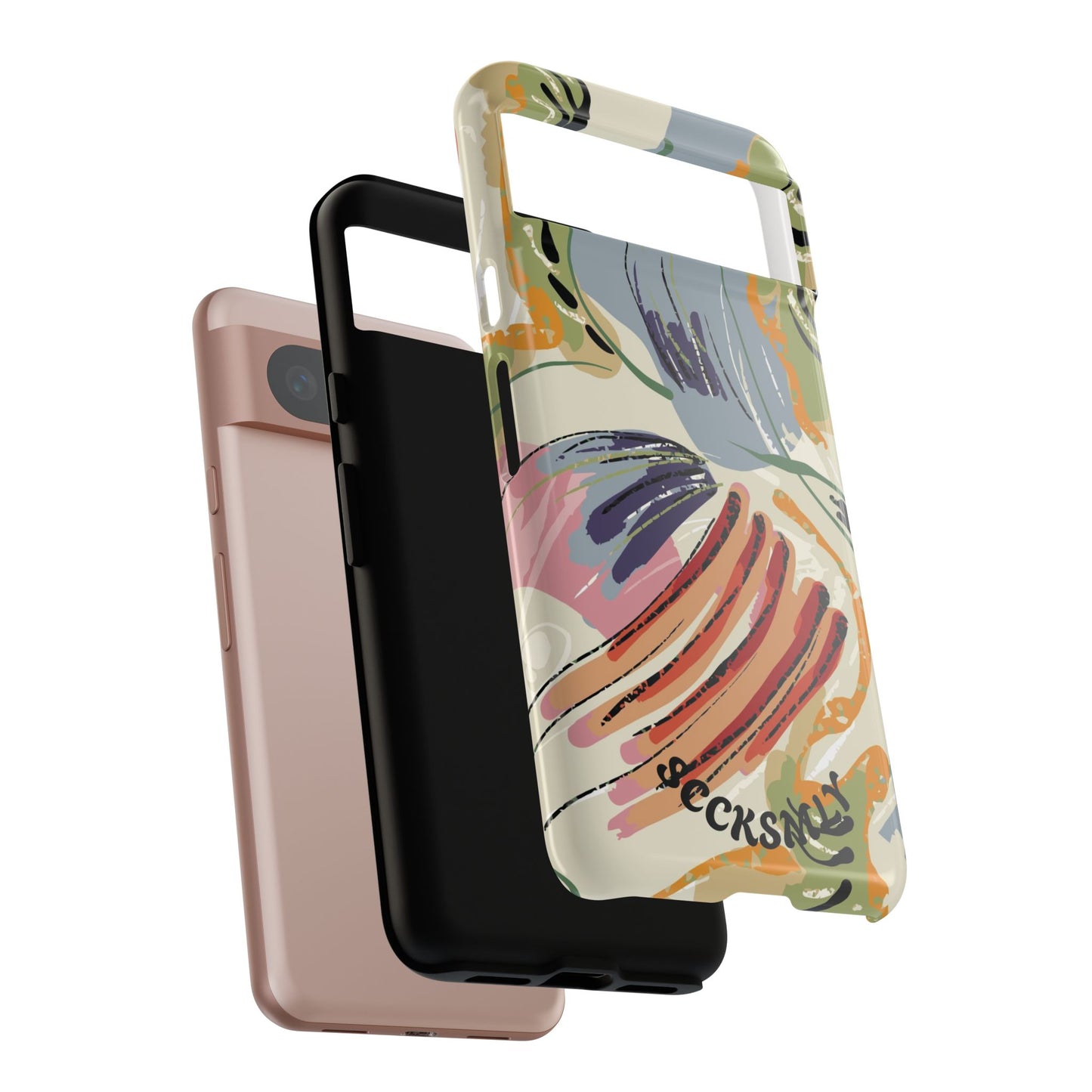 Botanical Strokes Palette Tough Phone Case for Google Pixel