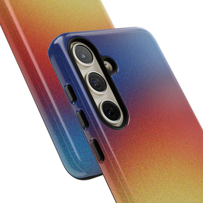 Faded Sunset Aura Tough Phone Case for Samsung
