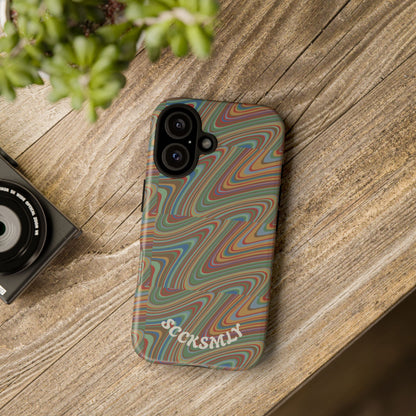 Earthly Waves Tough Phone Case for Apple