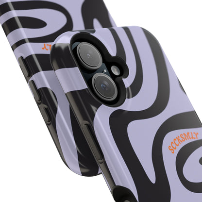 Purple Swirl Phone Case for Apple