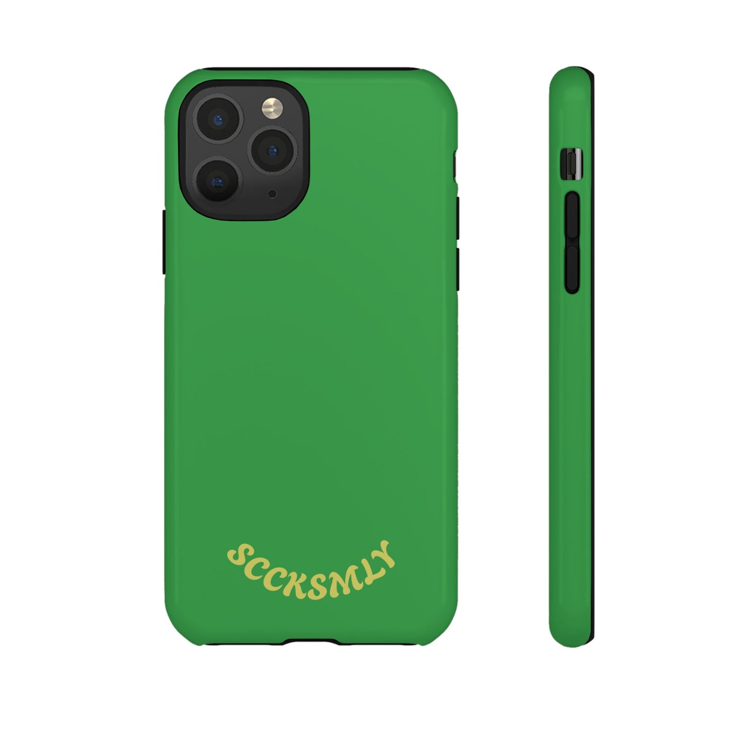 SOLID Green Grin Tough Case for Apple