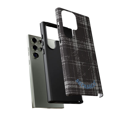 Smoky Grungy Plaid Phone Case for Samsung