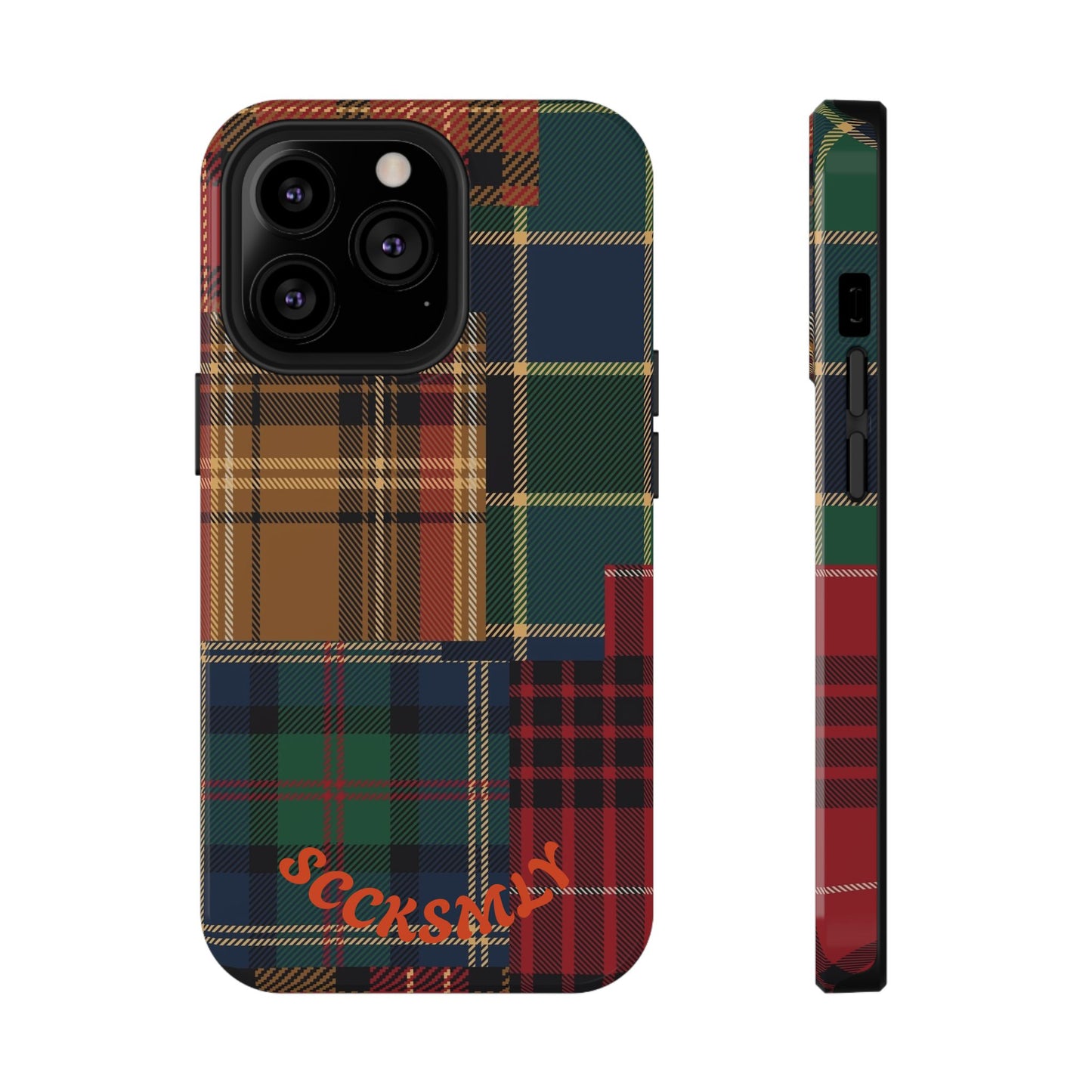 Heritage Hues Patchwork Tough Phone Case for Apple