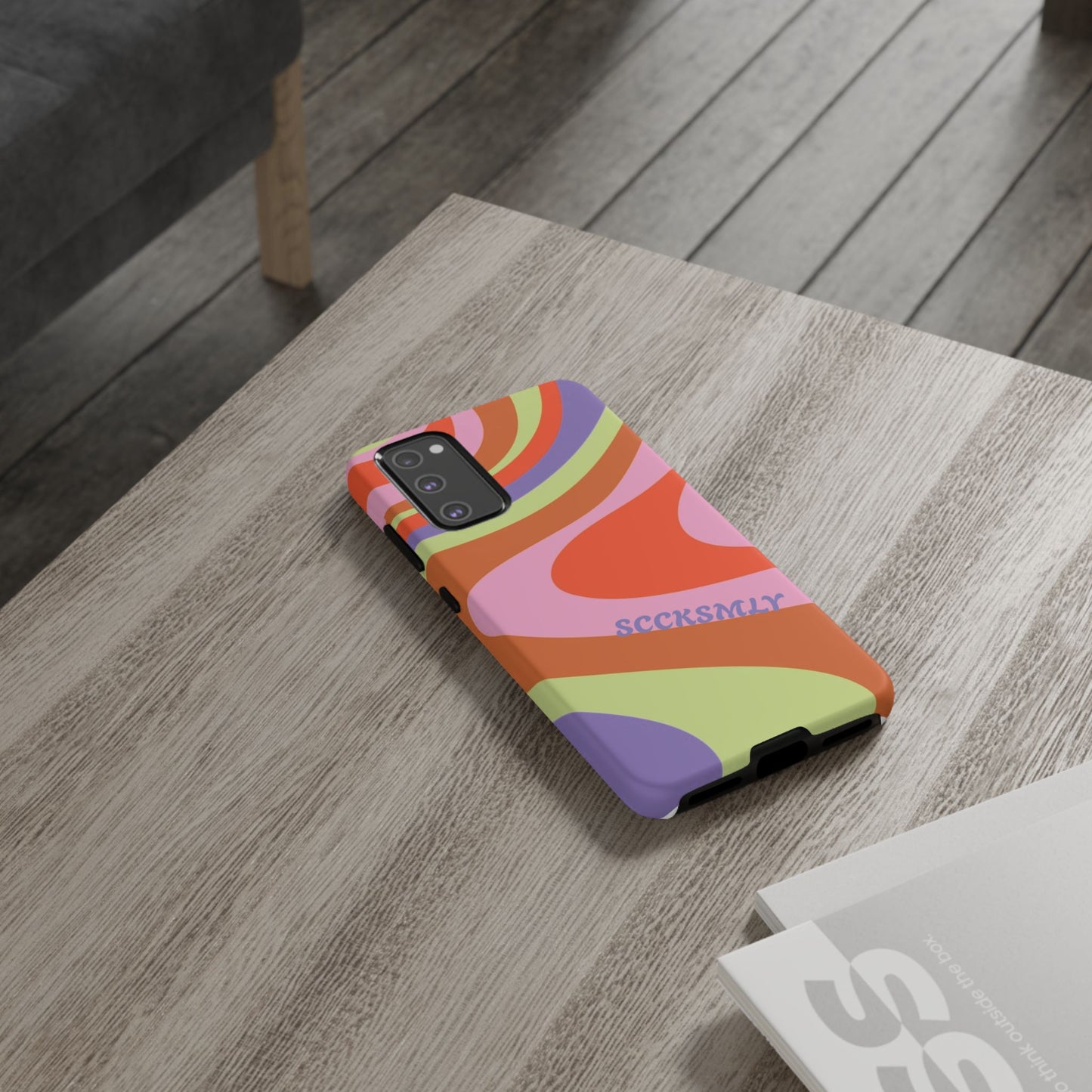 Curvy Swirl Phone Case for Samsung