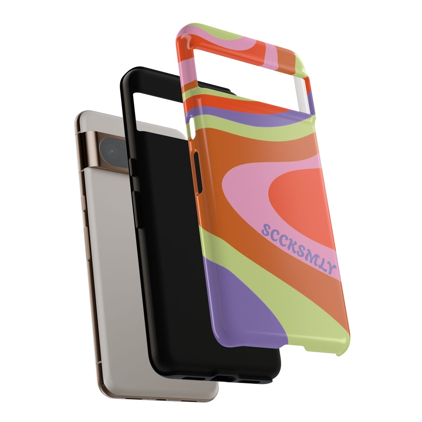 Curvy Swirl Phone Case for Google Pixel