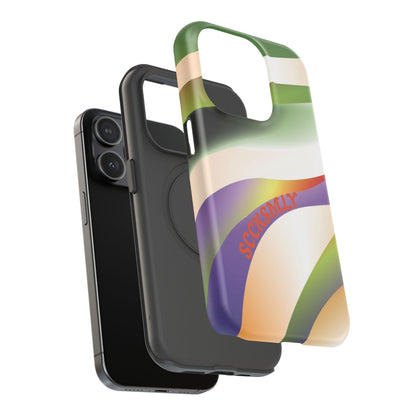 Green Waves Phone Case for Apple