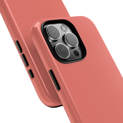 SOLID Guava Melon Wave Tough Phone Case for Apple