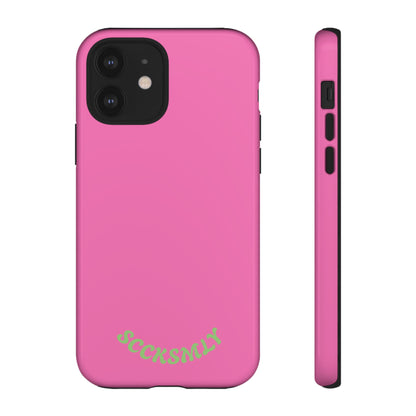SOLID Sweet Static Pink Tough Case for Apple