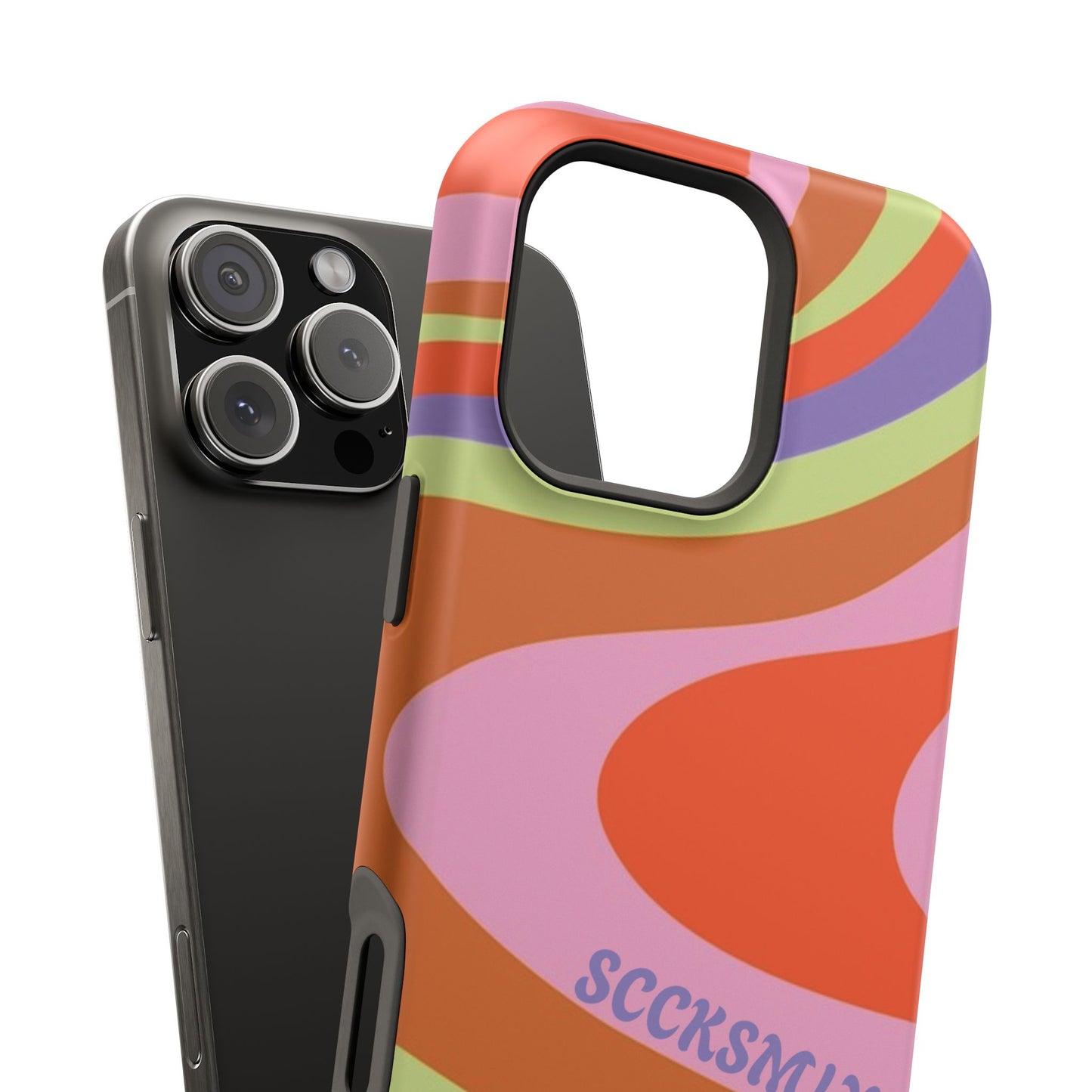 Curvy Swirl Phone Case for Apple