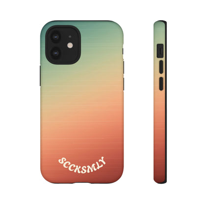 Warm Ombré Tough Phone Case for Apple