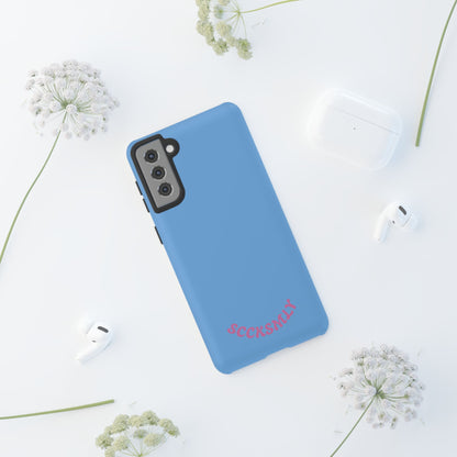 SOLID Blue Candie Tough Case for Samsung