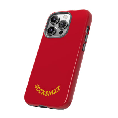 SOLID Calm Cherry Tough Case for Apple