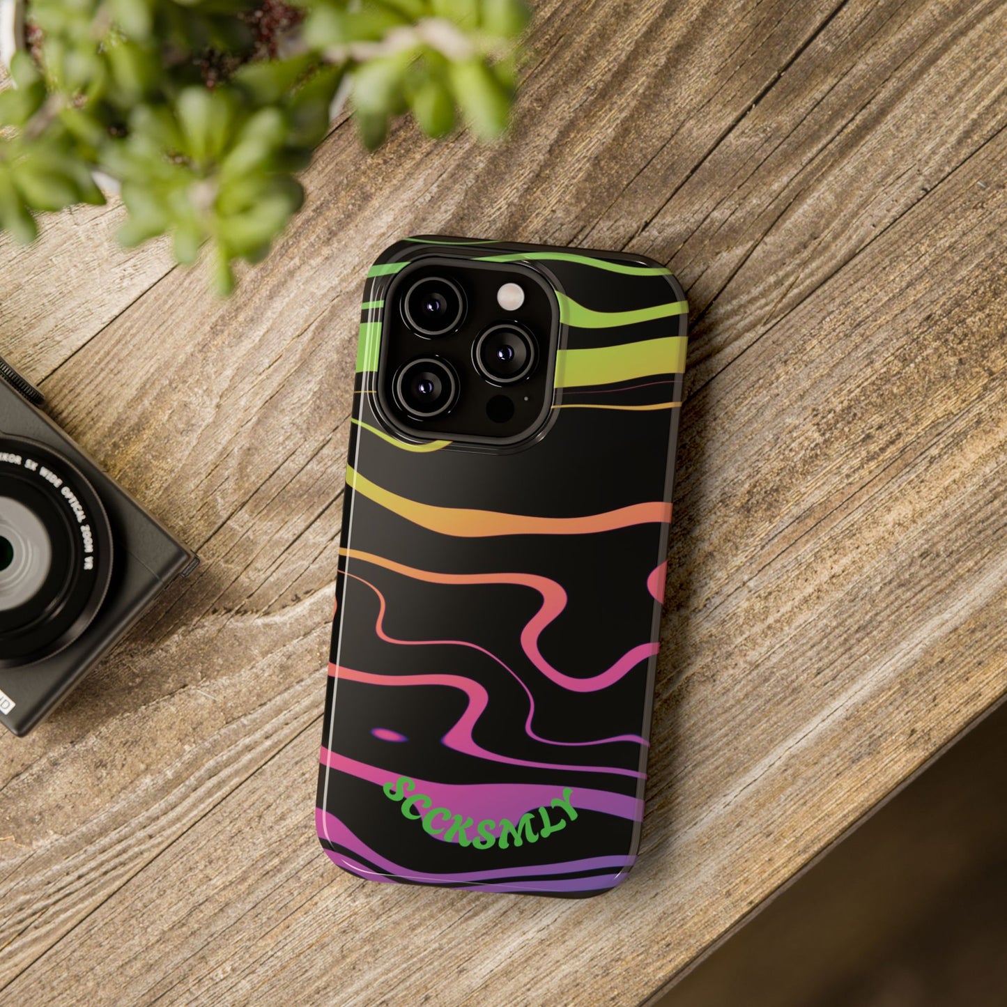 Dark Rainbow Phone Case for Apple