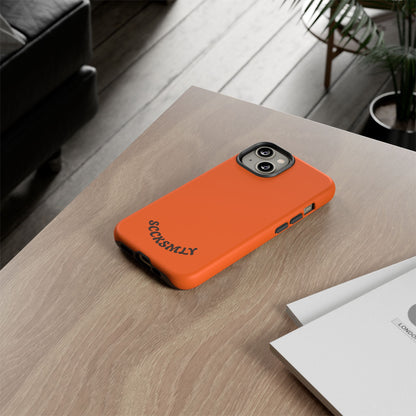 SOLID Tangerine Tough Case for Apple