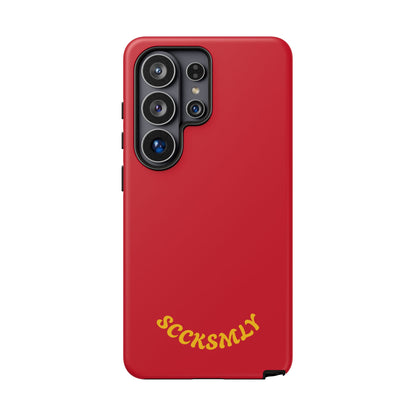 SOLID Calm Cherry Tough Case for Samsung