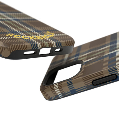 Earth and Sky Plaid Phone Case for Apple