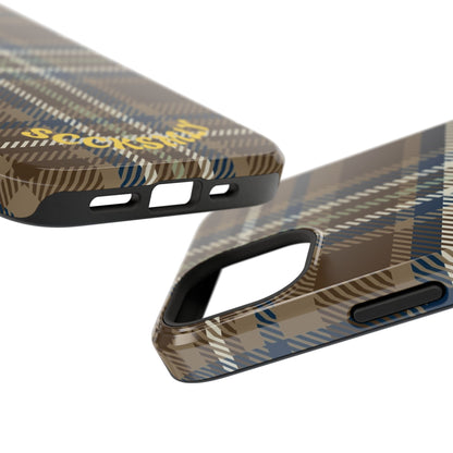 Earth and Sky Plaid Phone Case for Apple