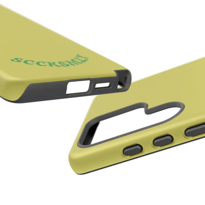 SOLID Lemon Pop Tough Case for Samsung