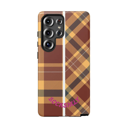 Autumn Plaid Phone Case for Samsung