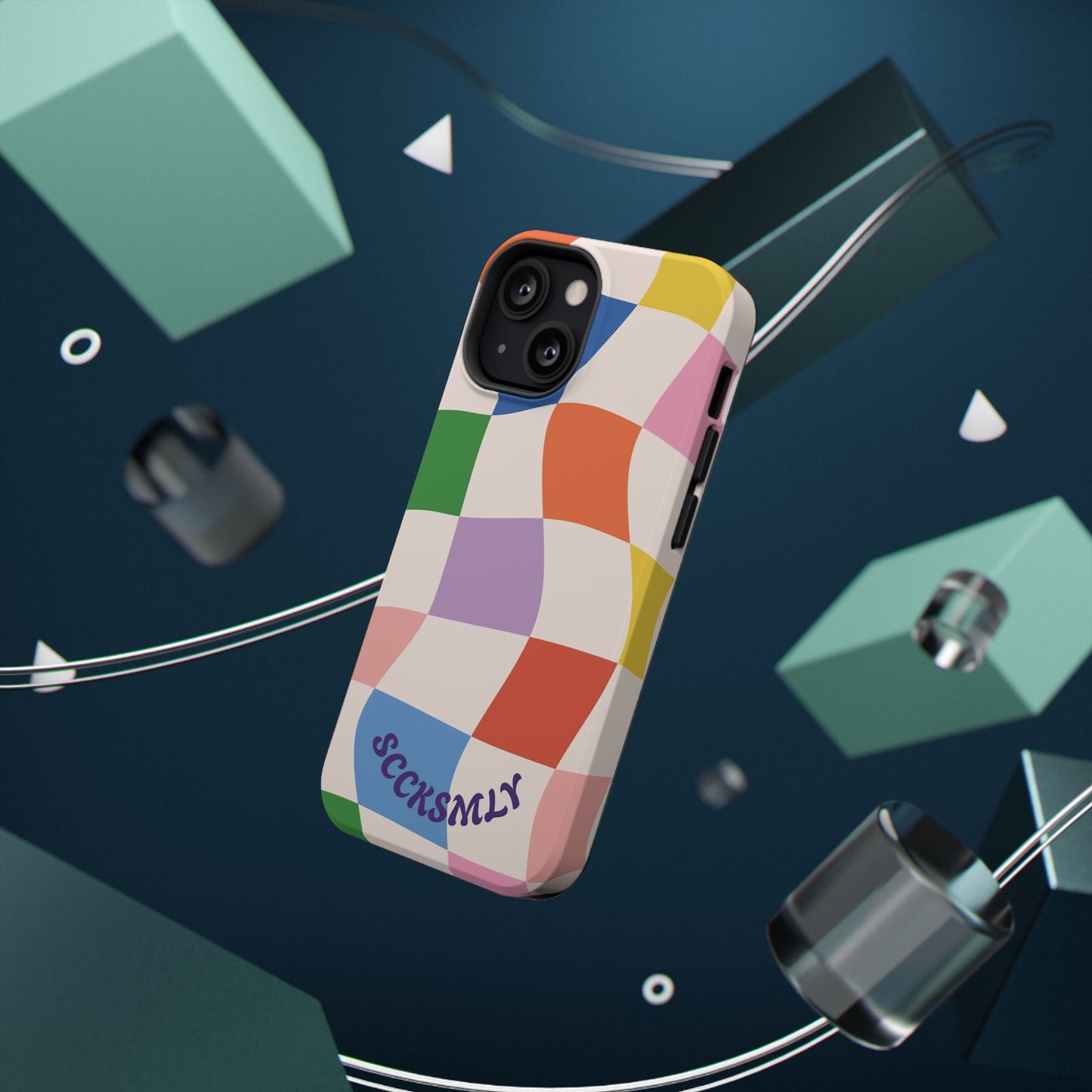 Checker Flicker Phone Case "IOS or Apple"