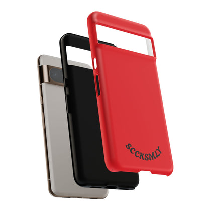 SOLID Screaming Red Tough Casee for Google Pixel