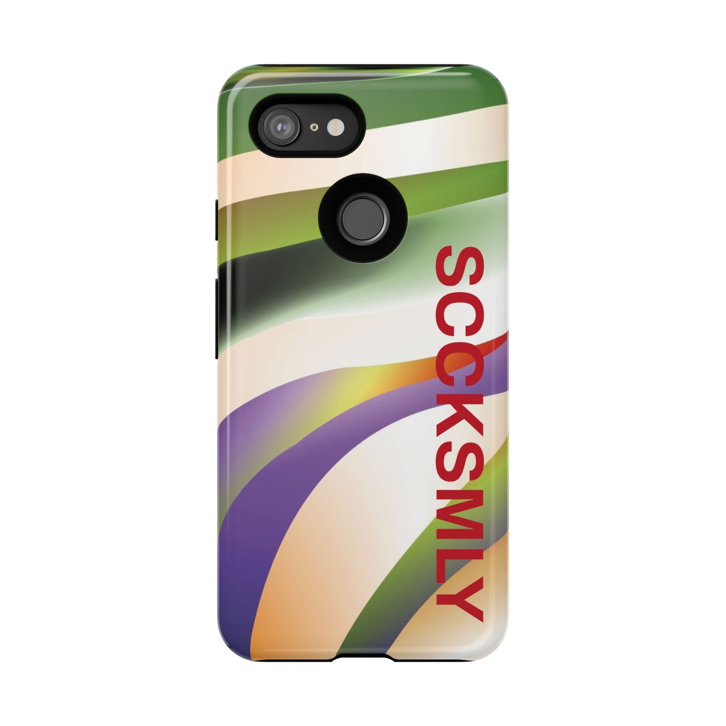 Green Waves Phone Case for Google Pixel