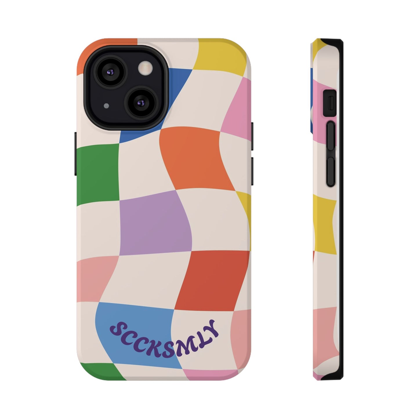 Checker Flicker Phone Case "IOS or Apple"