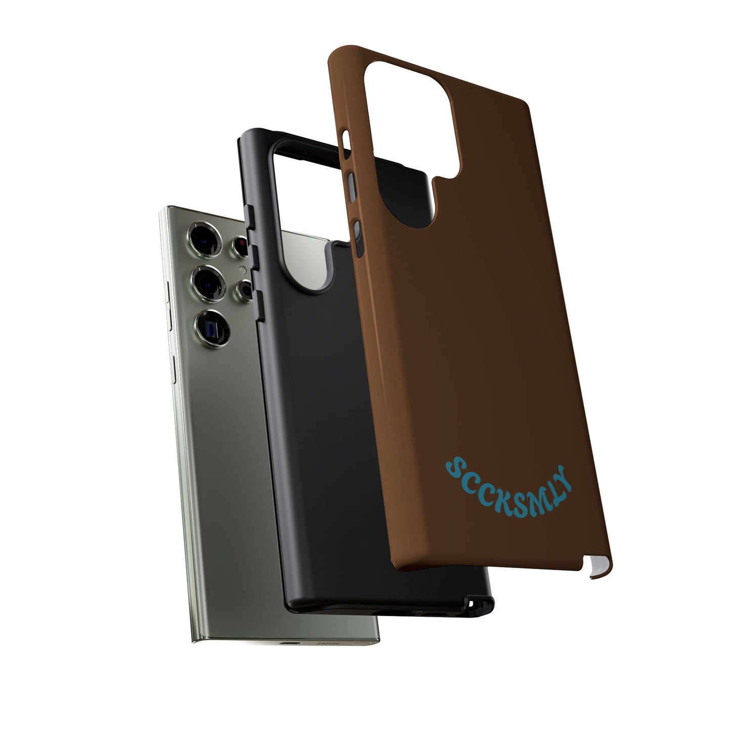 SOLID Chocolate Coco Tough Case for Samsung