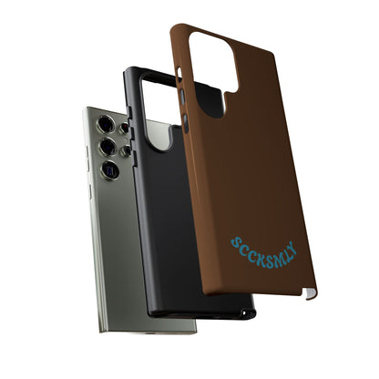 SOLID Chocolate Coco Tough Case for Samsung