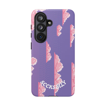 Purple Cotton Candy Sky Tough Phone Case for Samsung