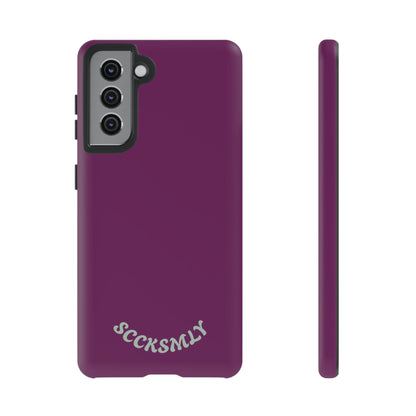 SOLID Amethyst Matte Tough Phone Case for Samsung