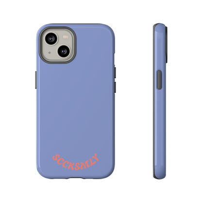 Periwinkle Blue Tough Phone Case for Apple