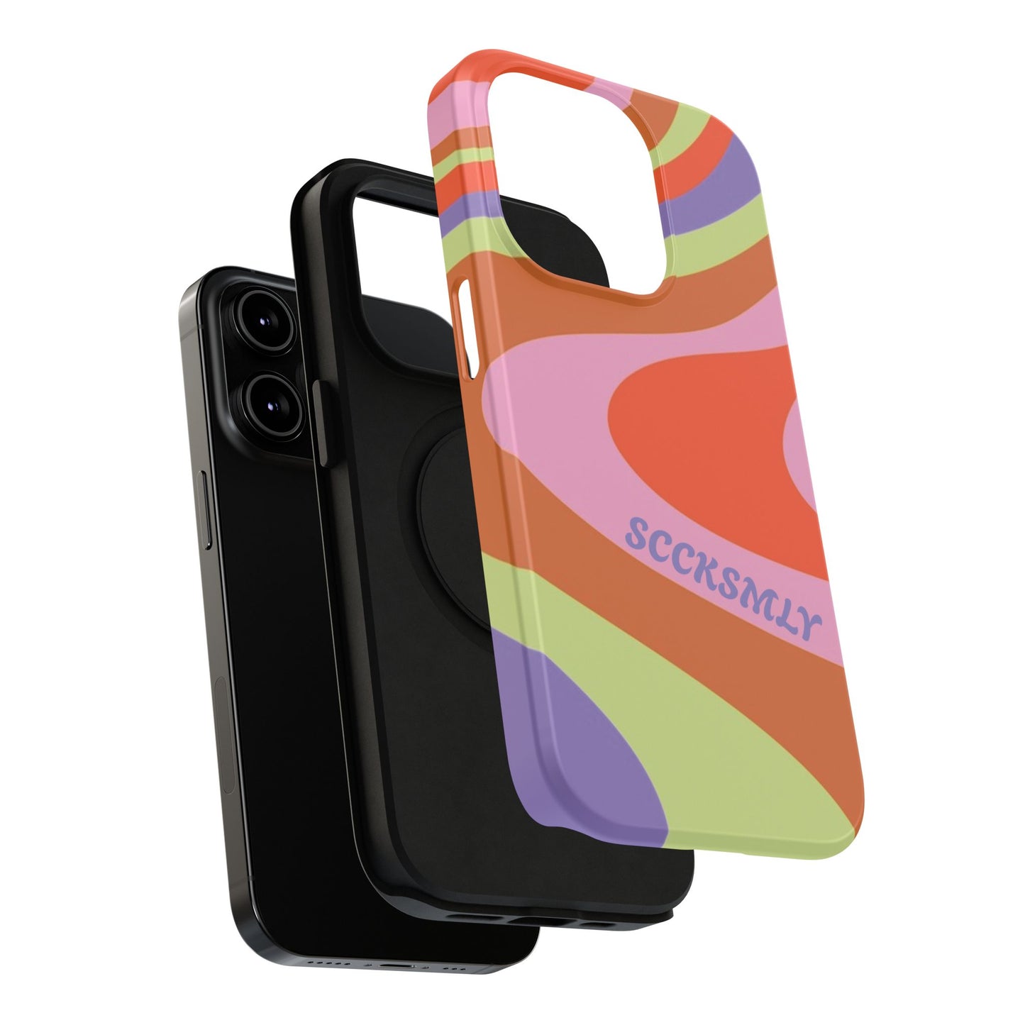 Curvy Swirl Phone Case for Apple