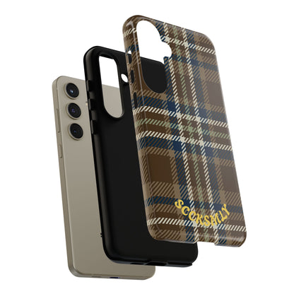 Earth and Sky Plaid Phone Case for Samsung