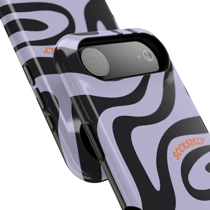 Purple Swirl Phone Case for Apple