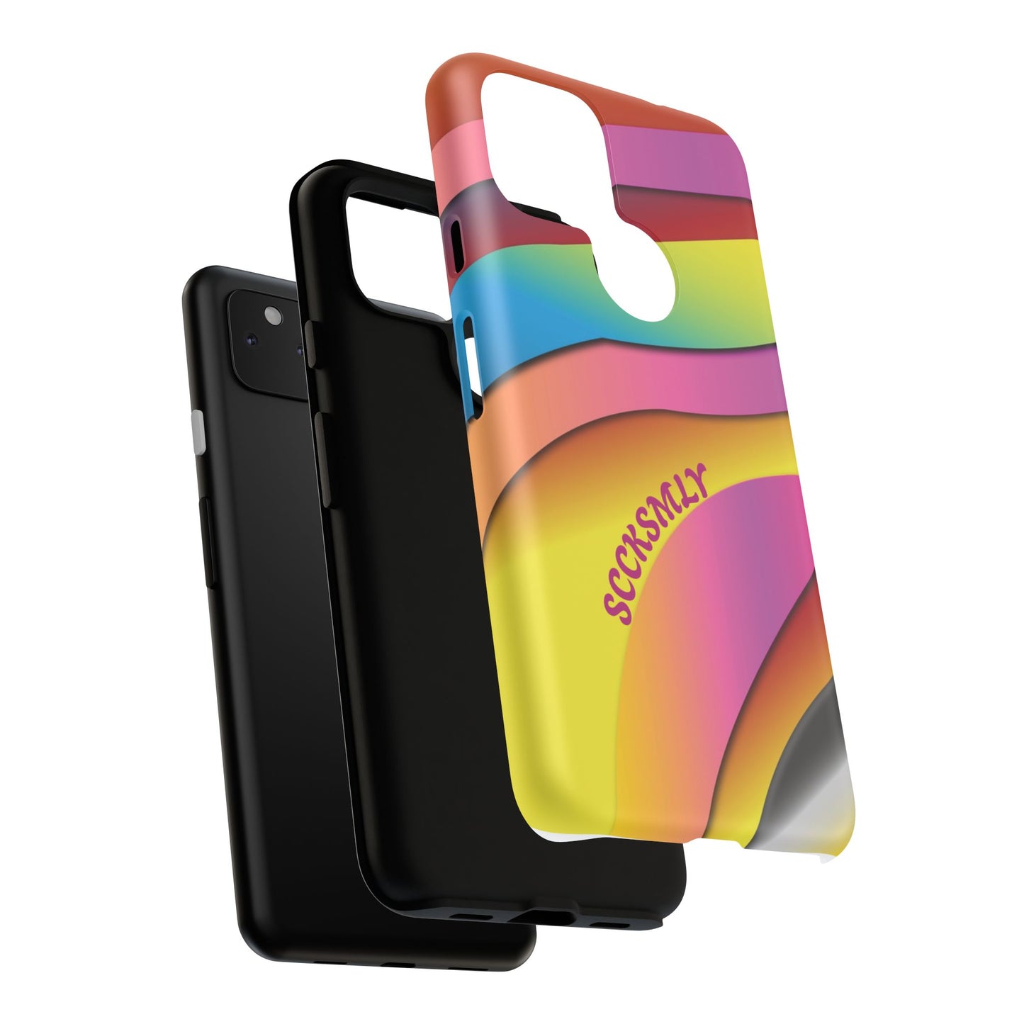 Modern Retro Rainbow Phone Case for Google Pixel